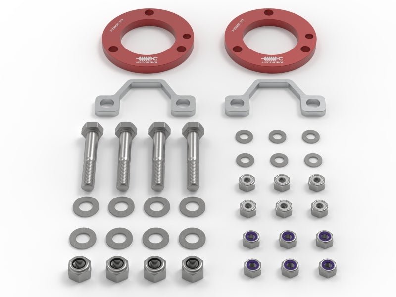 aFe CONTROL 1.25 in Leveling Kit Red - 2021+ Ford Bronco Suspension offroad accessory | Iron Ridge Offroad