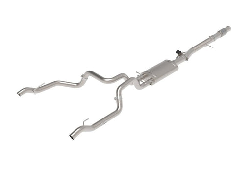 aFe Gemini XV 3in to Dual 3in 304 SS Cat-Back Exhaust | Chevy Silverado 1500 (19-22) (49-34140) Exhaust, Mufflers & Tips offroad accessory | Iron Ridge Offroad