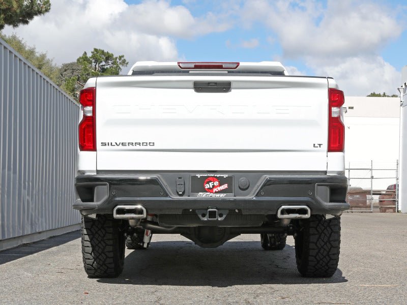 aFe Gemini XV 3in to Dual 3in 304 SS Cat-Back Exhaust | Chevy Silverado 1500 (19-22) (49-34140) Exhaust, Mufflers & Tips offroad accessory | Iron Ridge Offroad