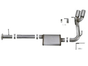 aFe MACH Force-Xp 3in 409 SS Cat-Back Exhaust | GM Colorado/Canyon (17-19) (49-44096-P) Exhaust, Mufflers & Tips offroad accessory | Iron Ridge Offroad