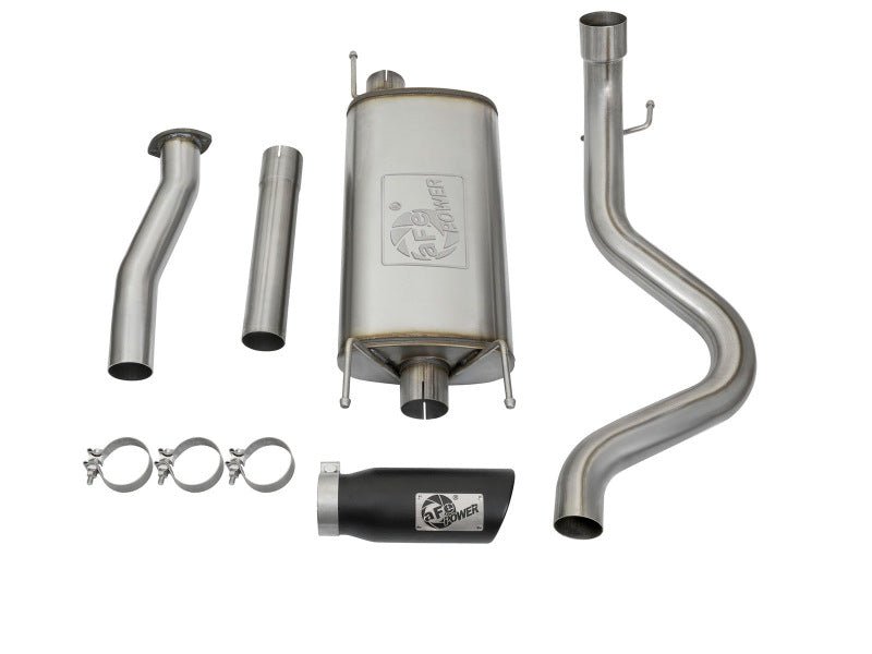 aFe Mach Force-Xp 3in SS Cat-Back Exhaust | Toyota Tacoma V6 (16-23) (49-46026-B) Exhaust, Mufflers & Tips offroad accessory | Iron Ridge Offroad