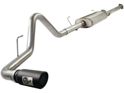 aFe MACHForce XP 409 SS Cat-Back Exhaust System | Toyota Tundra (10-13, 14-18, 19-21) (49-46008-B) Exhaust, Mufflers & Tips offroad accessory | Iron Ridge Offroad