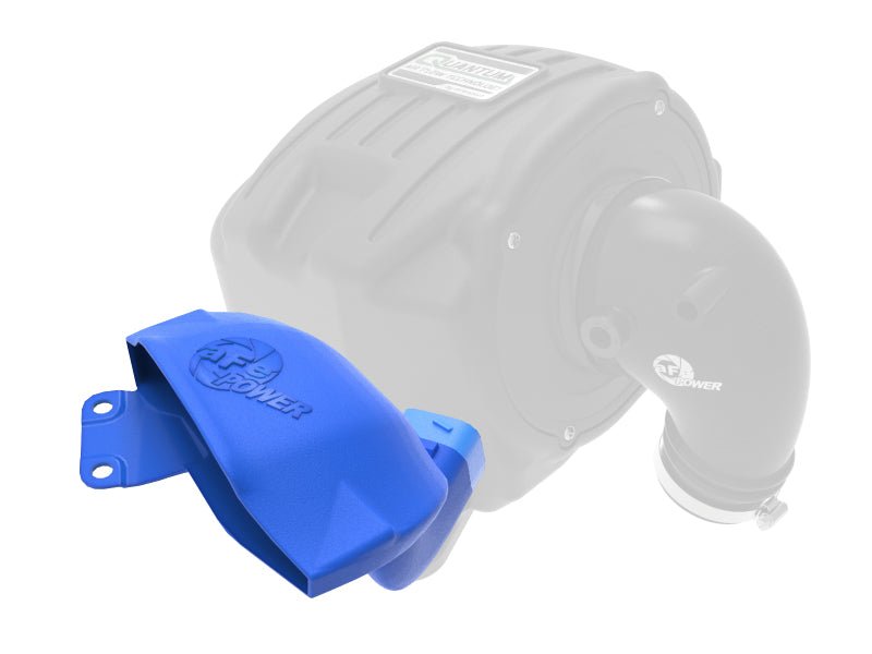 aFe Magnum FORCE Cold Air Intake System Scoop 19 - 23 Ford Ranger 2.3L(t) - Blue Air Intake Systems offroad accessory | Iron Ridge Offroad