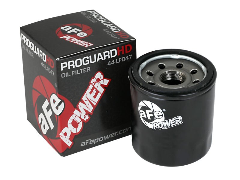 aFe POWER Pro GUARD HD Oil Filter | GM Silverado 1500 (19-20) L4 2.7L (44-LF047) Oils & Oil Filters offroad accessory | Iron Ridge Offroad