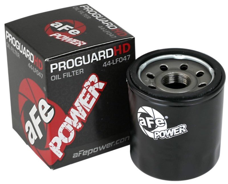 aFe POWER Pro GUARD HD Oil Filter | GM Silverado 1500 (19-20) L4 2.7L (44-LF047) Oils & Oil Filters offroad accessory | Iron Ridge Offroad