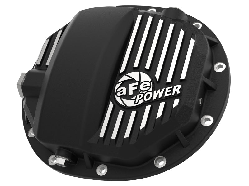 aFe Pro Series Rear Diff Cover w/ Fins | GM Silverado/Sierra 14-23 (46-71120B) Drivetrain offroad accessory | Iron Ridge Offroad