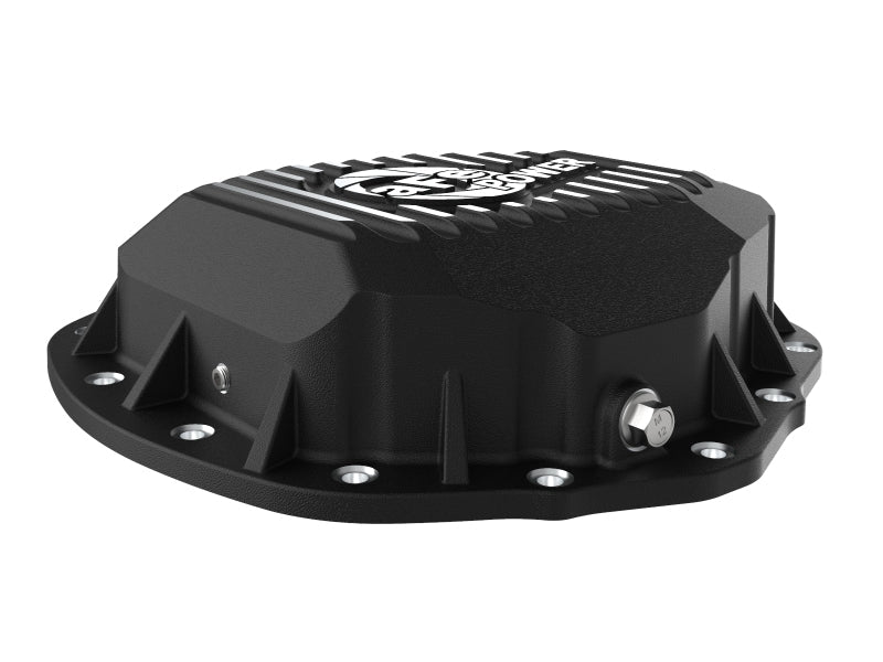 aFe Pro Series Rear Diff Cover w/ Machined Fins Black | Chevy Silverado 2500 HD (20) (46-71260B) Drivetrain offroad accessory | Iron Ridge Offroad