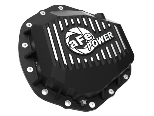 aFe Pro Series Rear Diff Cover w/ Machined Fins Black | Chevy Silverado 2500 HD (20) (46-71260B) Drivetrain offroad accessory | Iron Ridge Offroad