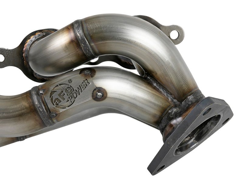 aFe Twisted Steel 1-3/4in 304SS Shorty Headers | GM Silverado/Sierra 1500 V8-5.3L/6.2L (19+) (48-34134) Exhaust, Mufflers & Tips offroad accessory | Iron Ridge Offroad