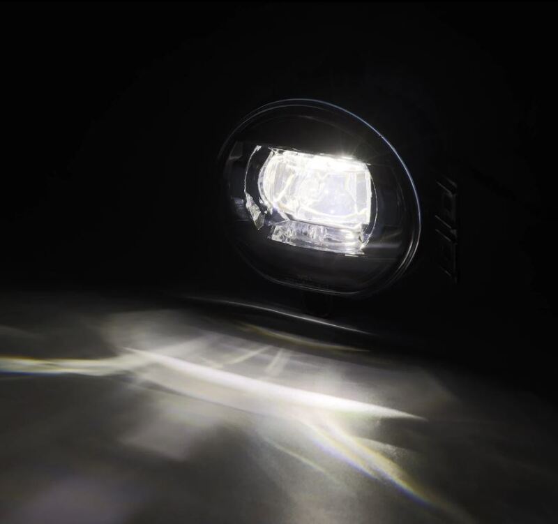 Alpharex 02-08 Dodge Ram 1500/03-09 Ram 2500/3500 DoubleTap Dual Color LED Proj Fog Lights - Wt/Ambr Lights offroad accessory | Iron Ridge Offroad