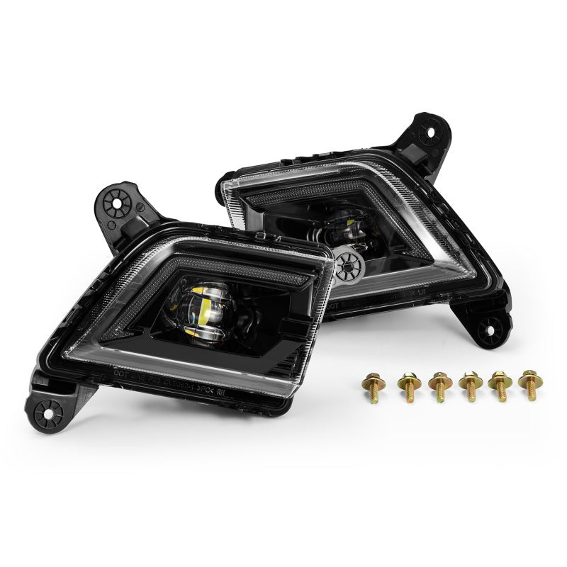 AlphaRex DoubleTap Dual Color LED Fog Lights | Silverado 1500/2500HD/3500HD (19-23) (210017) Lights offroad accessory | Iron Ridge Offroad