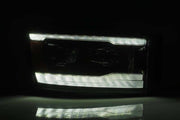 AlphaRex LUXX LED Projector Headlights (Chrome): Dodge Ram 1500 (06-08) & 2500/3500 (06-09) Lights offroad accessory | Iron Ridge Offroad