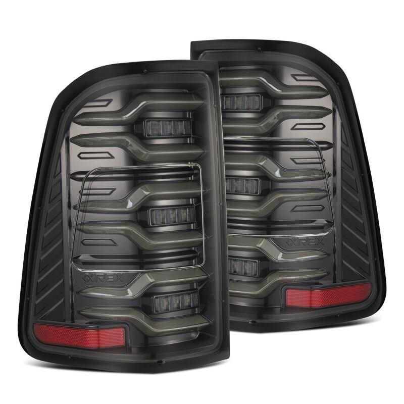 AlphaRex LUXX LED Tail Lights (Alpha-Black): Ram 1500 2019 - 2024 Lights offroad accessory | Iron Ridge Offroad