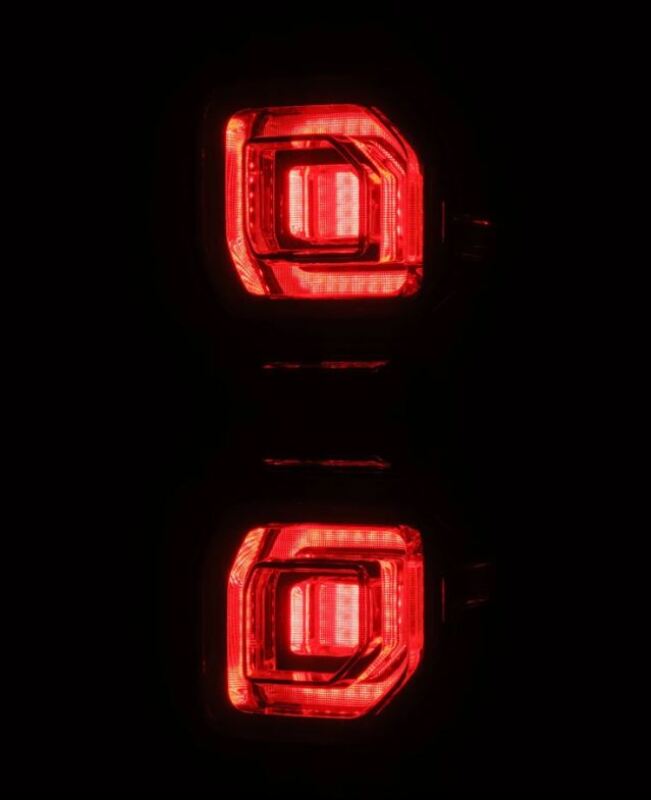 AlphaRex Nova - Series Prismatic LED Tail Lights (Alpha - Black) for 2021 - 2026 Ford Bronco Bronco Lighting offroad accessory | Iron Ridge Offroad