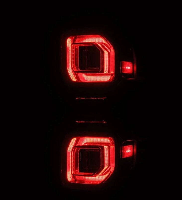 AlphaRex Nova - Series Prismatic LED Tail Lights (Alpha - Black) for 2021 - 2026 Ford Bronco Bronco Lighting offroad accessory | Iron Ridge Offroad