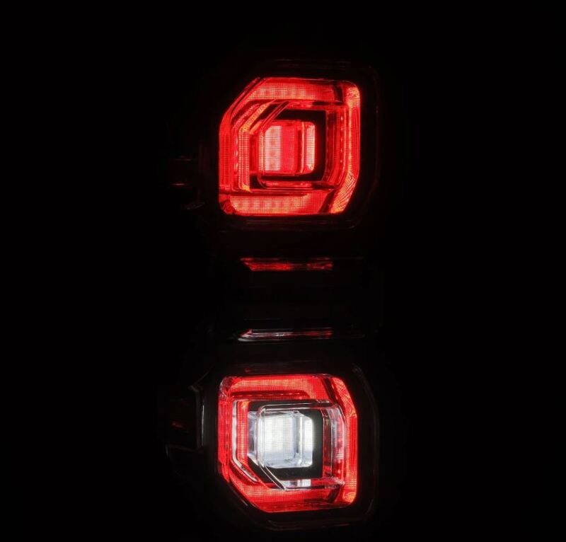 AlphaRex Nova - Series Prismatic LED Tail Lights (Black) for 2021 - 2026 Ford Bronco Bronco Lighting offroad accessory | Iron Ridge Offroad