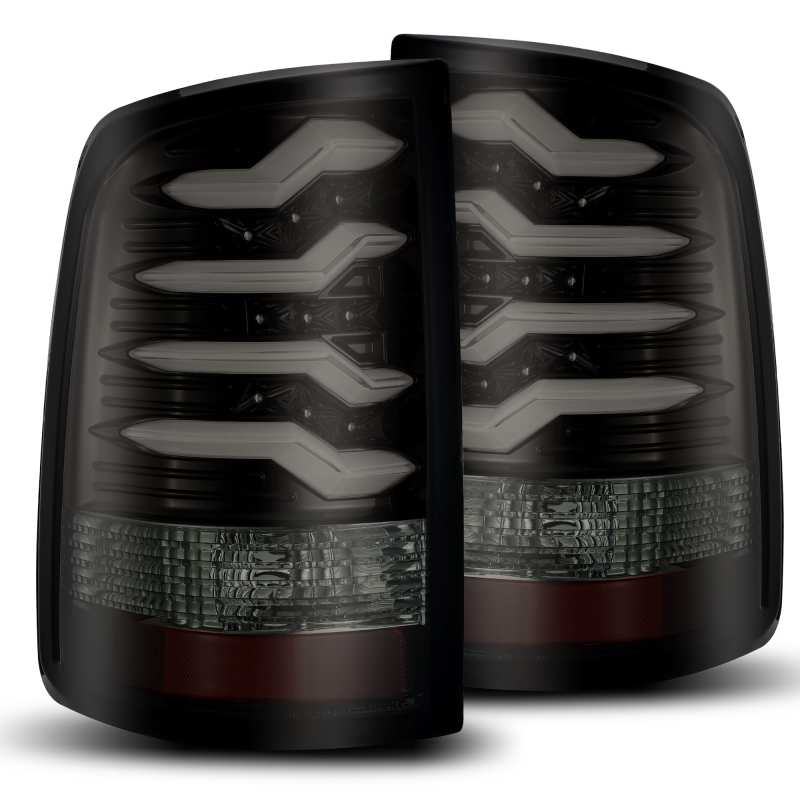 AlphaRex PRO LED Tail Lights (Jet Black): Dodge Ram 2009 - 2018 Lights offroad accessory | Iron Ridge Offroad