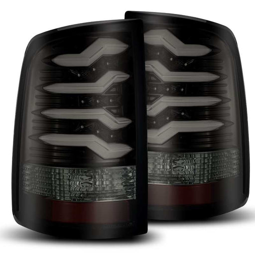 AlphaRex PRO LED Tail Lights (Jet Black): Dodge Ram 2009 - 2018 Lights offroad accessory | Iron Ridge Offroad