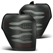AlphaRex PRO-Series LED Tail Lights Jet Black | Toyota 4Runner (10-24) (690010) Lights offroad accessory | Iron Ridge Offroad