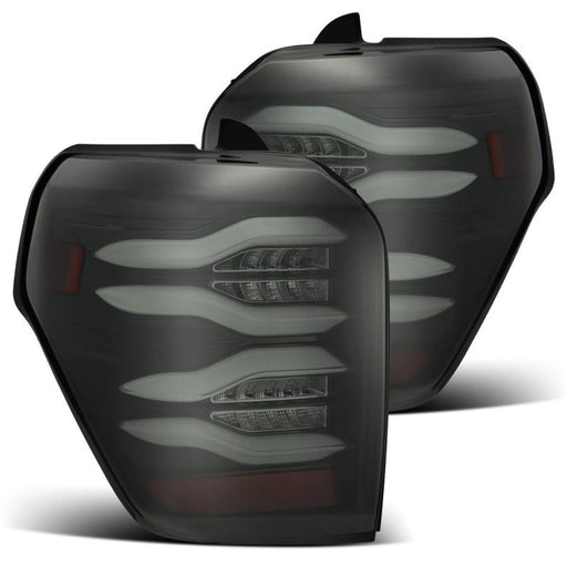 AlphaRex PRO-Series LED Tail Lights Jet Black | Toyota 4Runner (10-24) (690010) Lights offroad accessory | Iron Ridge Offroad