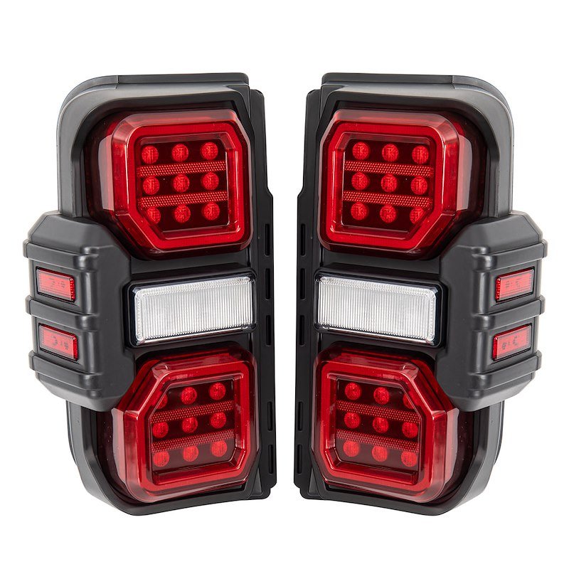 American Modified Raptor Style LED Tail Lights - 2021+ Ford Bronco Lights offroad accessory | Iron Ridge Offroad