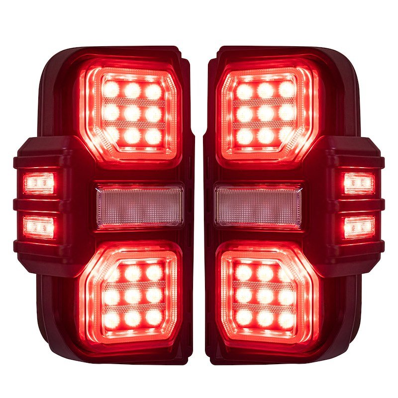 American Modified Raptor Style LED Tail Lights - 2021+ Ford Bronco Lights offroad accessory | Iron Ridge Offroad