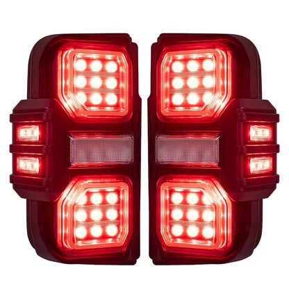 American Modified Raptor Style LED Tail Lights - 2021+ Ford Bronco Lights offroad accessory | Iron Ridge Offroad