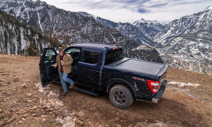 AMP Research 21 - 25 Ford Bronco (Excl. Raptor) Powerstep Plug N Play - Black Nerf Bars & Running Boards offroad accessory | Iron Ridge Offroad