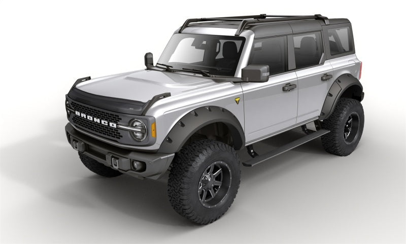 AMP Research 21 - 25 Ford Bronco (Excl. Raptor) Powerstep Plug N Play - Black Nerf Bars & Running Boards offroad accessory | Iron Ridge Offroad
