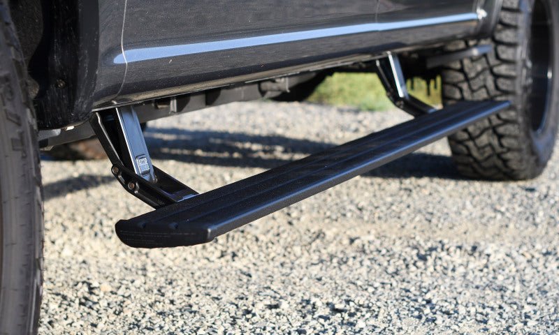 AMP Research 21 - 25 Ford Bronco (Excl. Raptor) Smart Series PowerStep - Black Nerf Bars & Running Boards offroad accessory | Iron Ridge Offroad