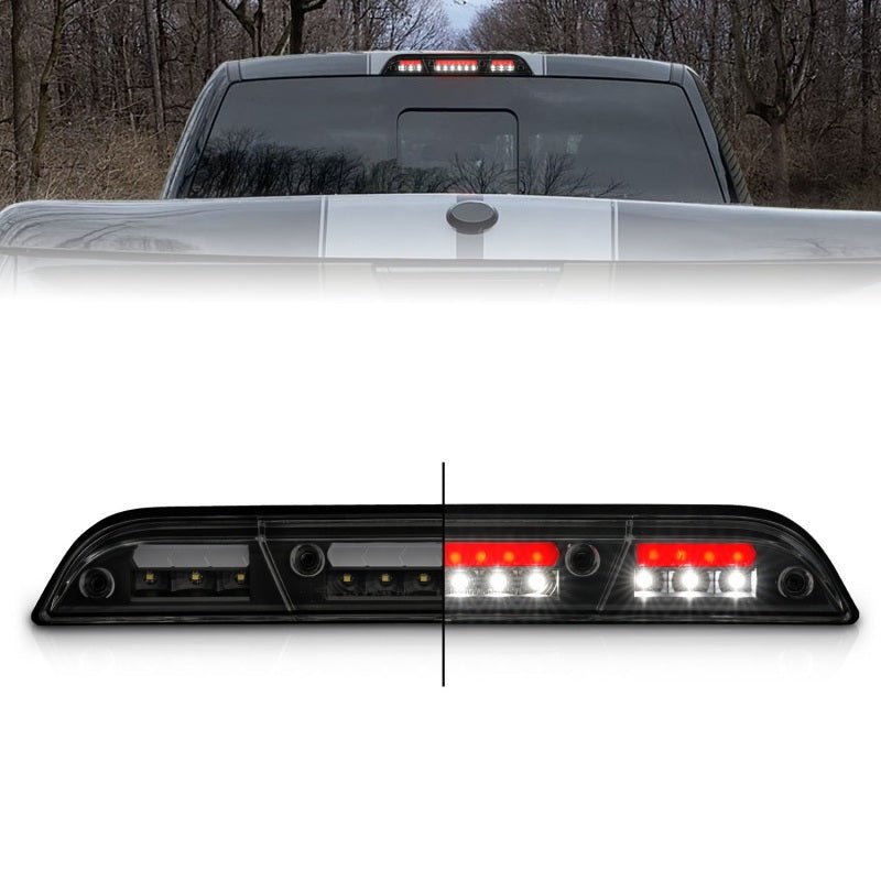 ANZO 15 - 20 Ford F - 150 - F - 450 LED Third Brake Light - Black Housing/Smoke Lens Lights offroad accessory | Iron Ridge Offroad