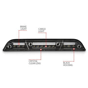 ANZO 15 - 20 Ford F - 250 - F - 550 LED Third Brake Light - Black Housing/Clear Lens Lights offroad accessory | Iron Ridge Offroad