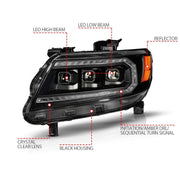 ANZO 15-22 Chevy Colorado LED Headlights | Chevy Colorado (12-26) (111641) Lights offroad accessory | Iron Ridge Offroad