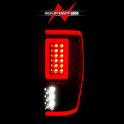 ANZO 19 - 22 Ford Ranger Full LED Taillights w/ Lightbar Sequential Signal Black Housing/Clear Lens Lights offroad accessory | Iron Ridge Offroad