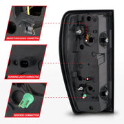 ANZO Black Full LED Tail Light | GMC Sierra 19-23 (311457) Lights offroad accessory | Iron Ridge Offroad