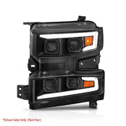ANZO LED Projector Headlight w/ Light Bar | Chevrolet Silverado 1500 (19-22) (111566-L) Lights offroad accessory | Iron Ridge Offroad