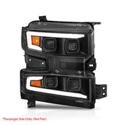 ANZO LED Projector Headlight w/ Light Bar Sequential | Chevrolet Silverado 1500 (19-22) (111566-R) Lights offroad accessory | Iron Ridge Offroad
