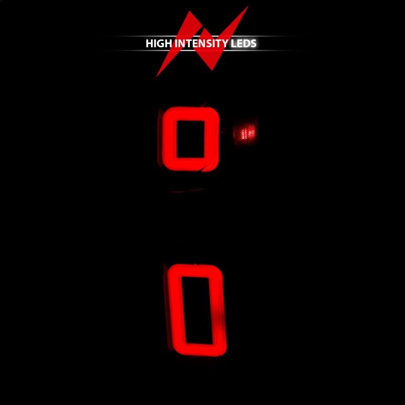ANZO LED Tail Light Assembly Black Housing Clear Lens G2 | Chevy Silverado (19-21) (311414) Lights offroad accessory | Iron Ridge Offroad