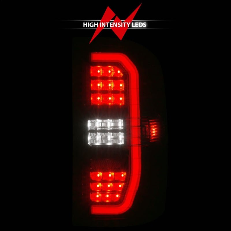 ANZO LED Tail Light Assembly Black Smoke | GMC Sierra 1500/2500/3500 (14-18) (311465) Lights offroad accessory | Iron Ridge Offroad