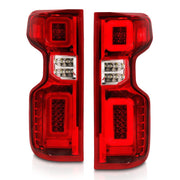ANZO LED Tail Light Assembly Chrome Housing Red/Clear Lens G2 | Chevy Silverado (19-21) (311416) Lights offroad accessory | Iron Ridge Offroad