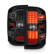 ANZO LED Tail Light Assembly w/ Clear Lens | Silverado 1500/2500/3500 / Sierra 3500 (15-19) (311423) Lights offroad accessory | Iron Ridge Offroad