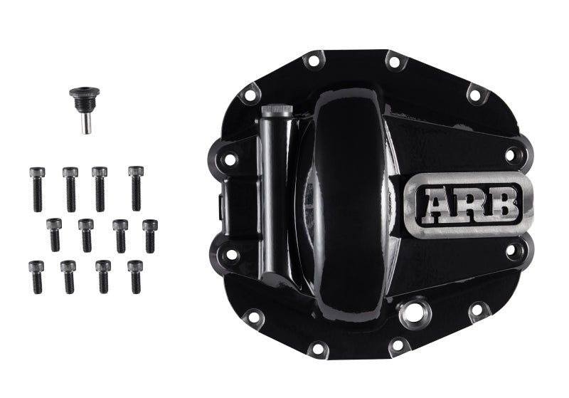 ARB Diff Cover Jl Rubicon Or Sport M220 Rear Axle Black Drivetrain offroad accessory | Iron Ridge Offroad