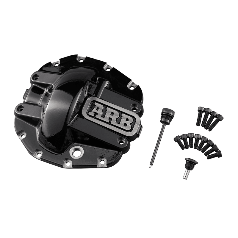 ARB Diff Cover Jl Rubicon Or Sport M220 Rear Axle Black Drivetrain offroad accessory | Iron Ridge Offroad