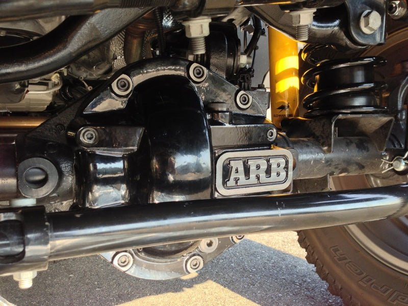 ARB Diff Cover Jl Rubicon Or Sport M220 Rear Axle Black Drivetrain offroad accessory | Iron Ridge Offroad