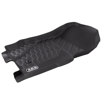 ARB Front & Rear Black Floor Mats - 2021+ Ford Bronco 4 DR Floor Mats offroad accessory | Iron Ridge Offroad