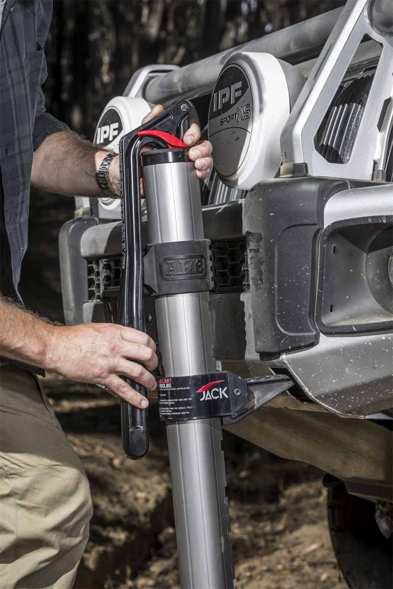 ARB Hydraulic Hi Lift Recovery Jack Winches & Hitches offroad accessory | Iron Ridge Offroad