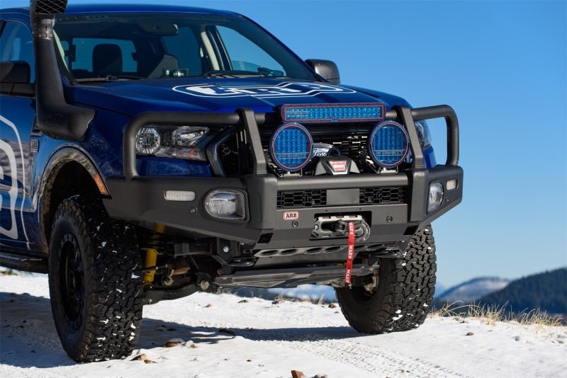 ARB Summit Bar Kit Textured Black Integrit Ford Ranger 19On (Fit Kit NOT Included) Bumpers offroad accessory | Iron Ridge Offroad