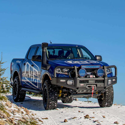 ARB Summit Bar Kit Textured Black Integrit Ford Ranger 19On (Fit Kit NOT Included) Bumpers offroad accessory | Iron Ridge Offroad