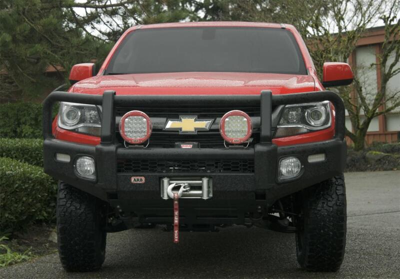 ARB Summit Bar Textured Fog Light Surrounds | Chevrolet Colorado / ZR2 (15-22) (3462050K) Bumpers, Grilles & Guards offroad accessory | Iron Ridge Offroad