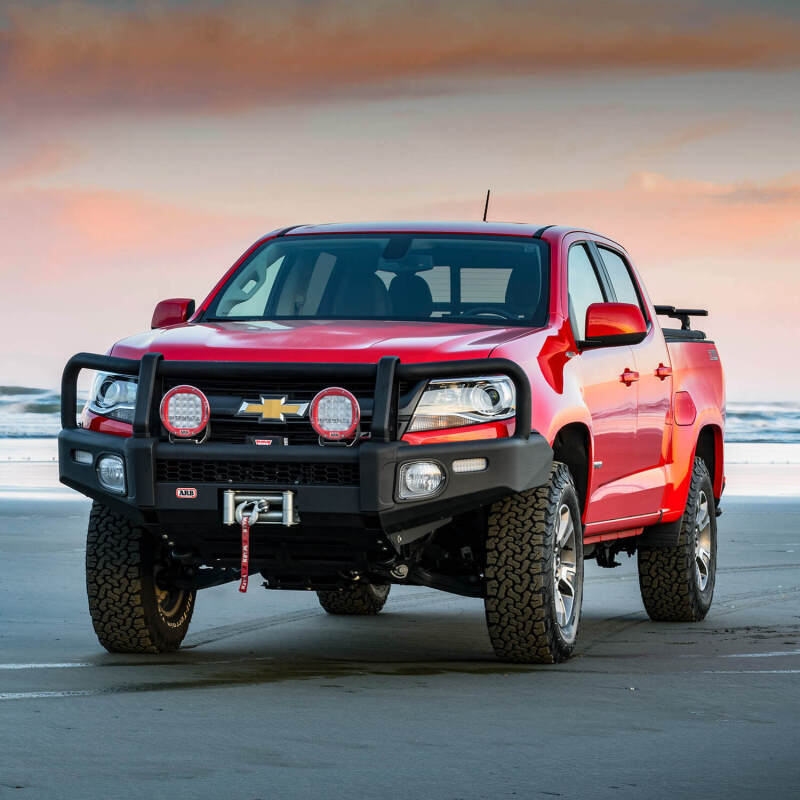 ARB Summit Bar Textured Fog Light Surrounds | Chevrolet Colorado / ZR2 (15-22) (3462050K) Bumpers, Grilles & Guards offroad accessory | Iron Ridge Offroad